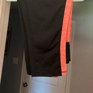 Ideology Black & Orange Capri Leggings